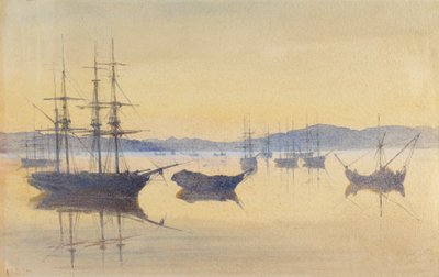 Tramonto, Costantinopoli da M. Baillie Hamilton