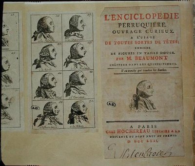 Enciclopedia dei parrucchieri, pubblicata a Parigi da M. Beaumont