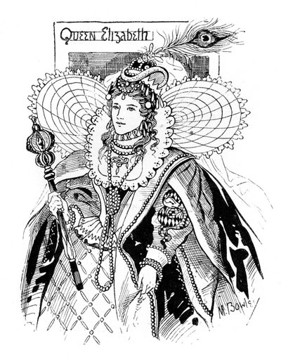 Regina Elisabetta I 1533-1603, 1897 da M. Bowley