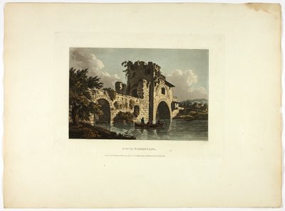 Ponte Nomentano, lastra ventisette dalle Rovine di Roma da M. Dubourg