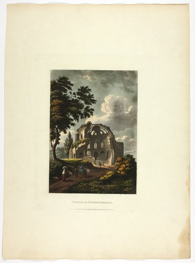 Tempio di Minerva Medica, lastra venticinque dalle Rovine di Roma da M. Dubourg