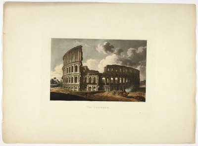 Il Colosseo, lastra quindici dalle Rovine di Roma da M. Dubourg