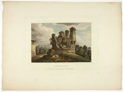 Tomba di Horath, sesta lastra delle Rovine di Roma da M. Dubourg