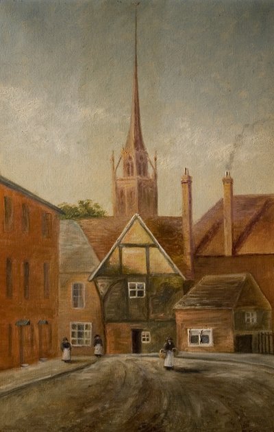 Guglia di San Michele, Coventry, c.1900 da M. E. Colledge