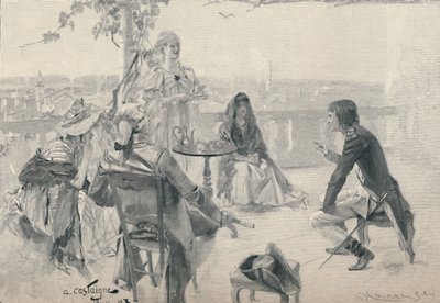 Napoleone in società a Valence da M. Haider