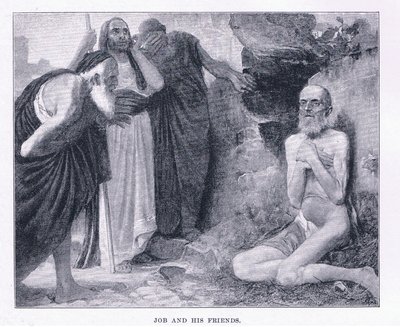 Giobbe e i suoi amici, da The Magazine of Art 1893, Cassell and Company da M. Lavergne