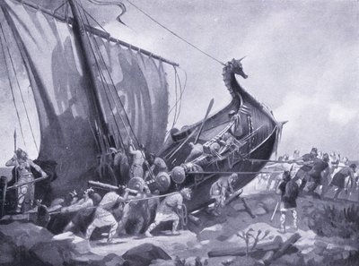 Magnus naviga intorno al Mull di Cantyre AD1098, anni 1920 da M. Mackinlay