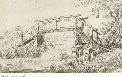 Paesaggio con ponticello da M. Massé