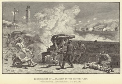 Bombardamento di Alessandria da parte della flotta britannica da M. Schonberg