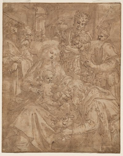Adorazione dei Magi da Maarten de Vos