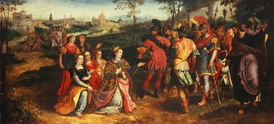 Coriolano e Volumnia da Maarten de Vos