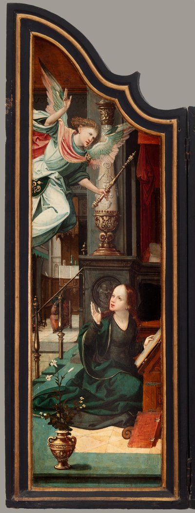 Trittico. Maarten de Vos. XVI secolo. Olio su legno. Pala d