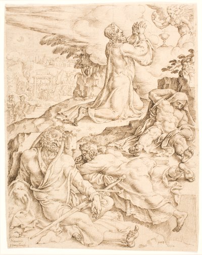 Cristo sul Monte degli Ulivi da Maarten van Heemskerck