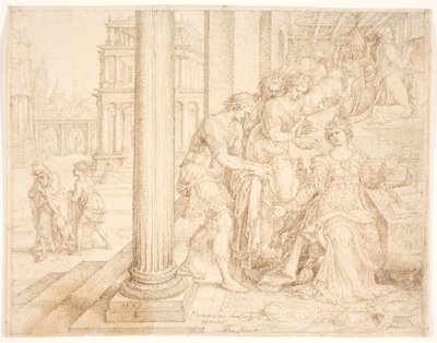 Ester si prepara a intercedere per gli ebrei da Maarten van Heemskerck