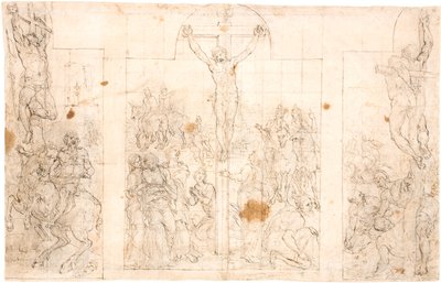 Studio preliminare per un trittico raffigurante la crocifissione da Maarten van Heemskerck