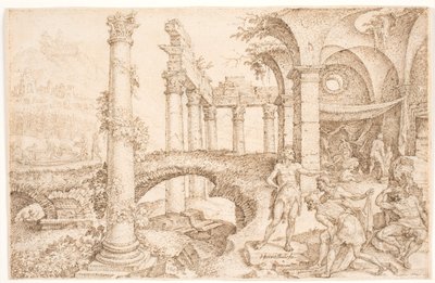 Cam schernisce Noè da Maarten van Heemskerck