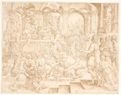 Giosia ordina che tutti i sacerdoti delle alture siano uccisi da Maarten van Heemskerck