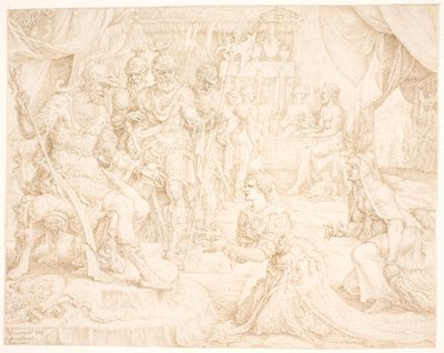 Giuditta davanti a Oloferne da Maarten van Heemskerck