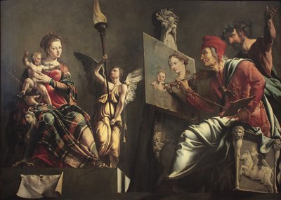 San Luca dipinge la Vergine da Maarten van Heemskerck