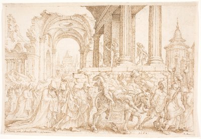 Il funerale di Sansone da Maarten van Heemskerck