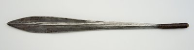 Ol alem, spada (ferro, legno e cuoio) da Maasai People