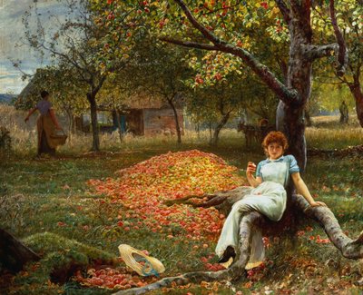 Il frutteto di mele, 1890 da Robert Walker Macbeth