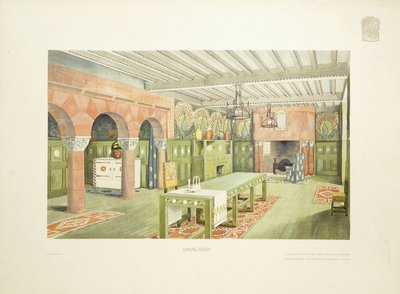 Sala da pranzo, Isola di Man da Mackay Hugh (after) Baillie Scott