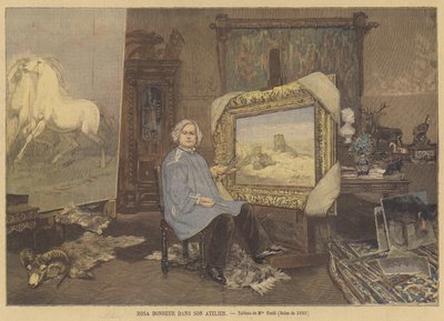 Rosa Bonheur nel suo studio da Madame Consuelo Fould