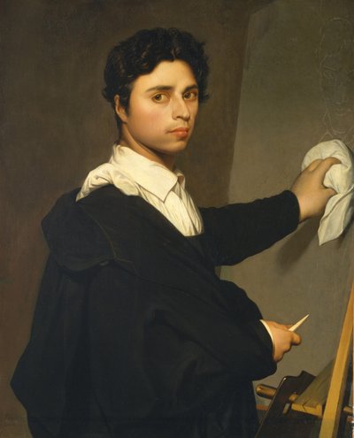 Ingres da giovane, c.1850-60 da Madame Gustave Hequet
