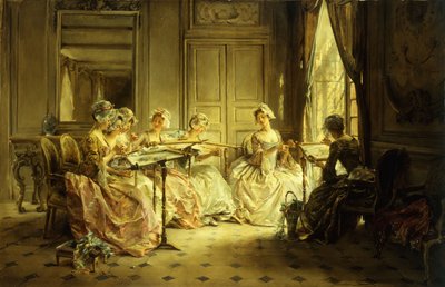 Un Pomeriggio Ricamando da Madeleine Lemaire
