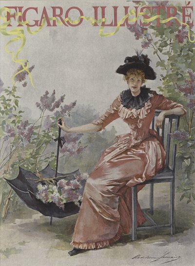 Copertina di Le Figaro Illustré, maggio 1891 da Madeleine Lemaire