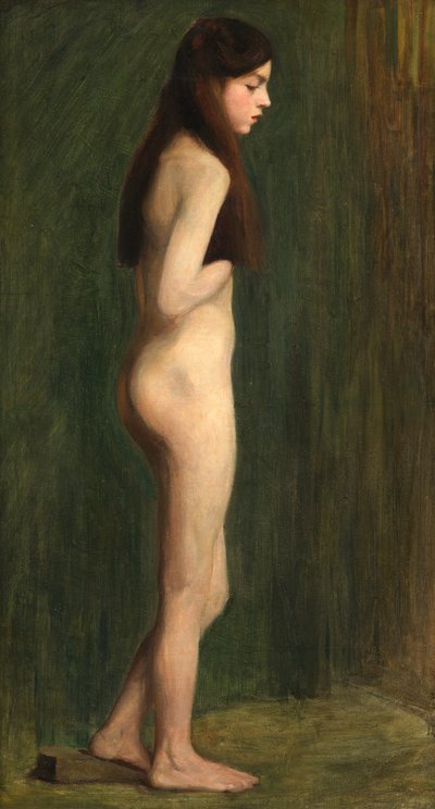 Studio di nudo in verde da Madeline Emily Green