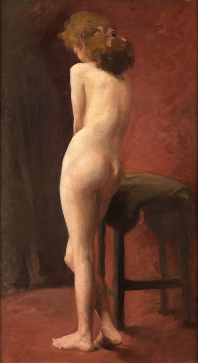 Studio di nudo in rosso da Madeline Emily Green