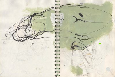 Sketchbook 19, 2024 (tempera, inchiostro, matita su carta) da Madgalena Morey