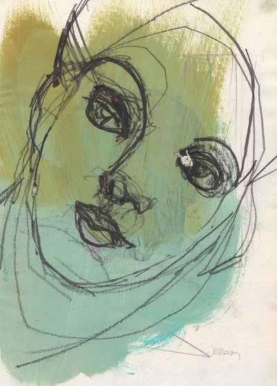 Sketchbook 20, 2024 (tempera, inchiostro, carboncino su carta) da Madgalena Morey