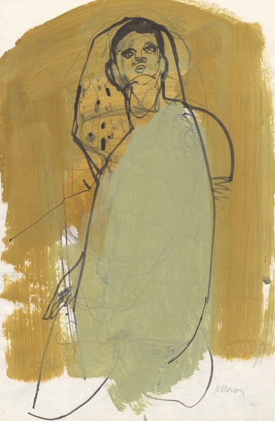 Sketchbook 22, 2025 (tempera, inchiostro su carta) da Madgalena Morey