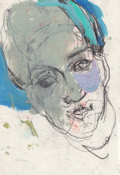 Sketchbook 29, 2025 (tempera, carboncino su carta) da Madgalena Morey