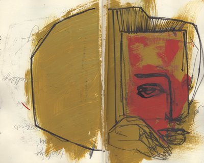 Sketchbook 38, 2025 (tempera, inchiostro, matita su carta) da Madgalena Morey
