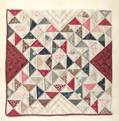 Trapunta patchwork da Mae A. Clarke