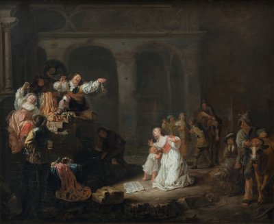 Saccheggio di una casa padronale da Maerten Stoop