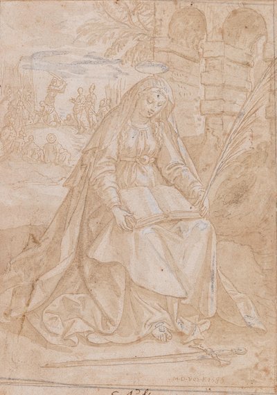 Santa Giustina, 1584 da Maerten Vos de
