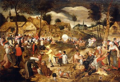 Una Festa di Villaggio da Maerten van Cleve