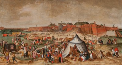 Demolizione della Cittadella di Anversa, fine XVI secolo da Maerten van Cleve
