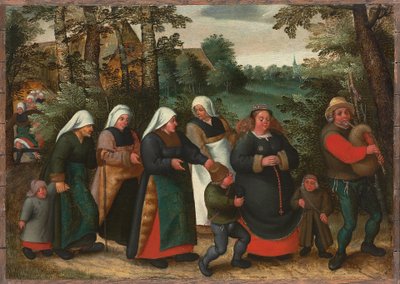 La Processione della Sposa da Maerten van Cleve