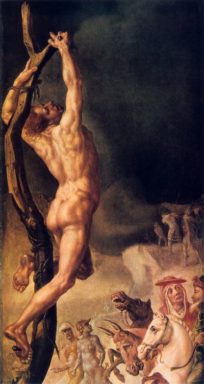 Calvario (dettaglio) da Maerten van Heemskerck