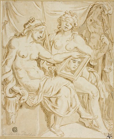 Prudenza e giustizia da Maerten van Heemskerck
