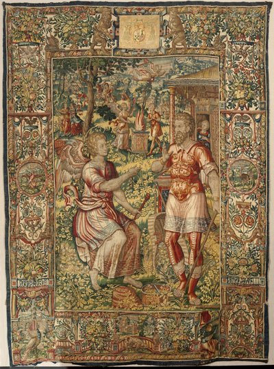 Storia di Gedeone, fine XVI secolo (seta e lana) da Maerten van Heemskerck