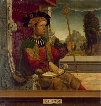 Re Salomone, c. 1525 da Maestro de Becerril