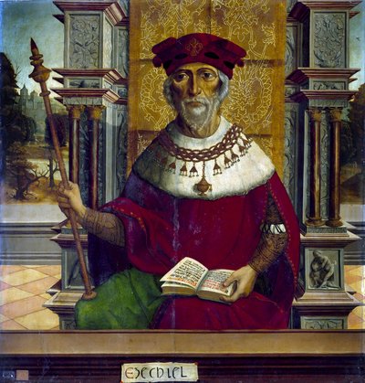 Il profeta Ezechiele da Maestro de Becerril