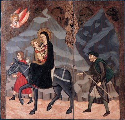 La fuga in Egitto, seconda metà del XIV secolo da Maestro di Campli